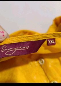 Elegant Yellow Maxi Dress kurta set
