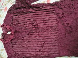 Wine Colour Bodycon