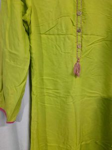Lime Green Kurta