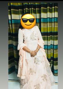 Light Weight Lehnga With Peplum Top