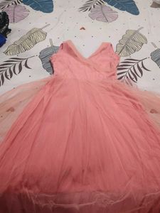 Elegant Peach Dress