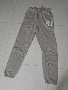 Gray Joggers with '93' Print