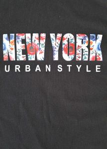 Black "New York Urban Style" T-Shirt