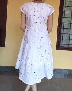 Cute White Floral Dress