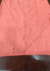 Peach Knit Pullover