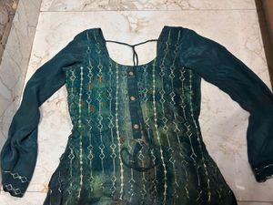 Beautiful Emerald Green Kurta