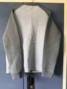 Grey &amp; Black Bomber Jacket