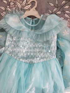Sparkly Blue Princess Dress