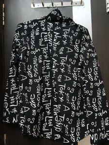 Graphic Print Blazer