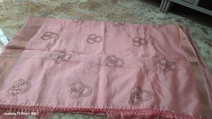 Elegant Pink Saree with Blouse