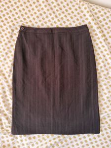 Classic Pinstripe Pencil Skirt