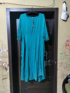 Beautiful Teal Anarkali kurta