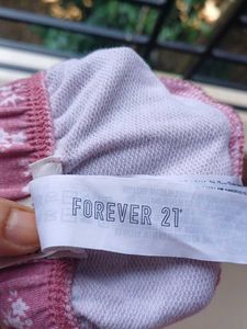 forever21 Cute Floral Print nightsuits Set