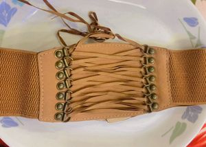 New Boho Fringed Elastic Corset Belt l Last pc
