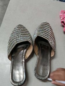 Embellished Wedge Heels