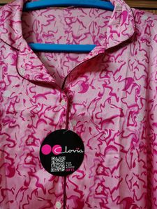 Pink Printed Sleepshirt