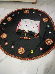 Embroidered Black Lehenga Choli Set