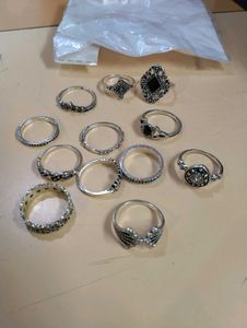 Vembly Vintage Ring Set (12 Pcs) – New