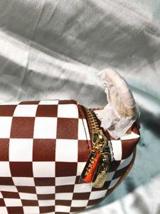 Checkered Crossbody Bag
