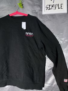 cotton on NASA Black Sweatshirt