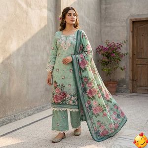 Elegant Floral Kurta Set