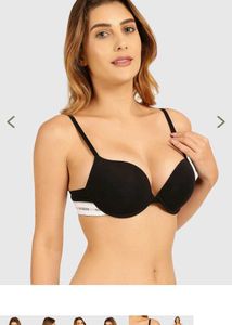 Comfortable Black Push-up Bra
