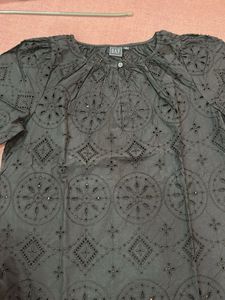 Eyelet Embroidered Top