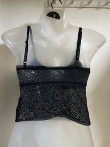 Elegant Black Lace Bralette Top