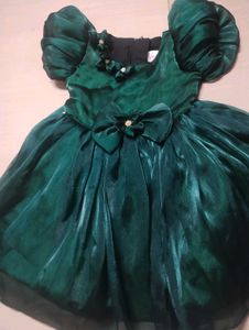 Sparkling Green Party Dress
