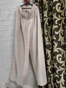 Beggy Elegant Wide Leg winter Linen Pants