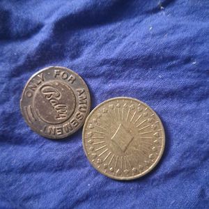 2 Foreign Token coins