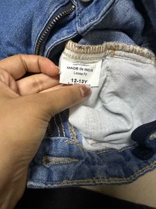 Distressed Denim Shorts