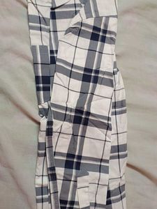 Anokha Dresses White Checkered shirt