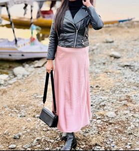 Women's Black Faux Leather Jacket
