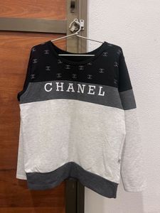 Chanel Inspired Colorblock Sweatshirt