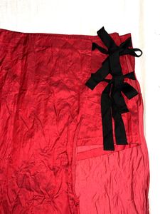 Mango selection wrapover skirt with bows