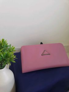 Chic Pink Clutch Bag