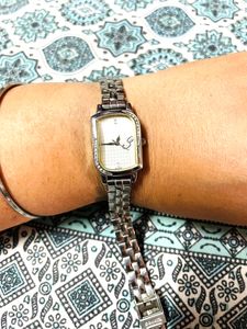 Sonata Silver Watch