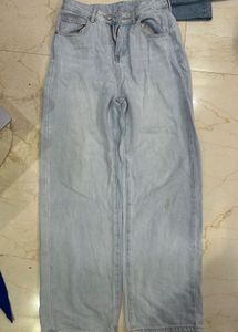 Light Wash Wide Leg Jeans