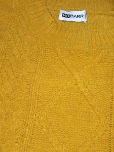 Yellow Woollen Top For Women