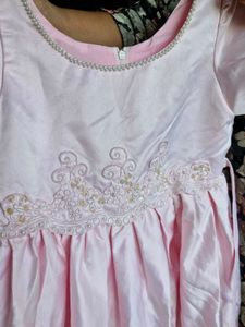 Beautiful Pink Girl Frock
