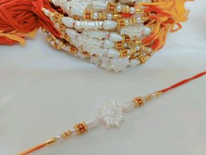 Set of 6 Rakhi With Roli Chawal