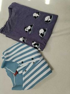 combo of two basic tees