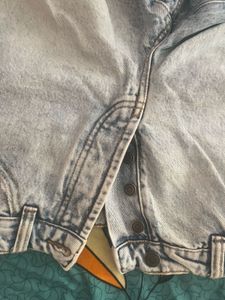 light washed distressed denim shorts