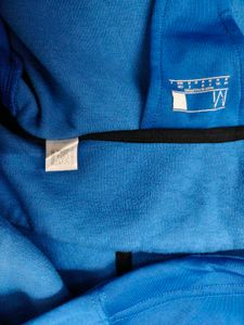 Adidas Blue Zip-Up Hoodie