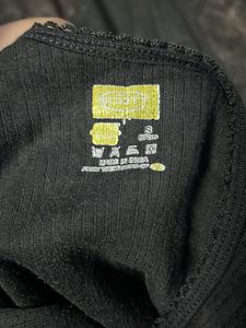 Black Ribbed Warmer
