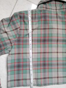 women check baggy style shirt