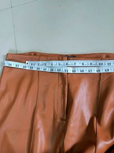 Plus Size Ankel Length Leather Pant Fits 38 To 44