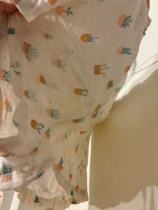 Cute Cactus Print Pajama Shorts