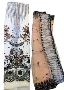 PAKISTANI SemistitchedSuit Embroidered Sequin Work